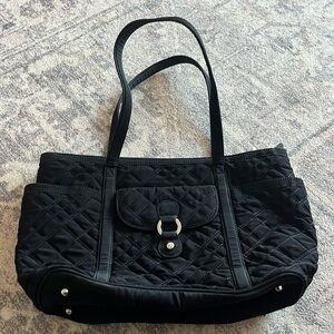 Black Vera Bradley Tote Bag